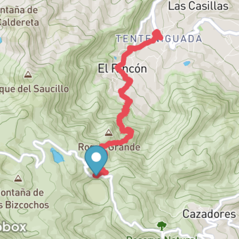 Ruta GPX Caldera de los Marteles al Rincón de Tenteniguada