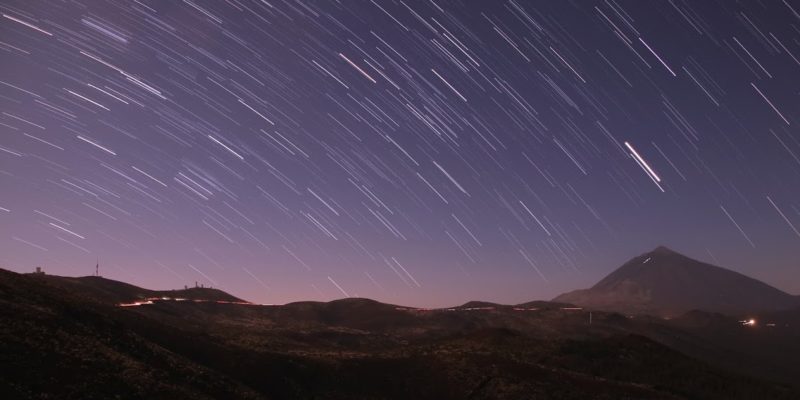 Ver la lluvia de Estrellas de las Perseidas en Canarias