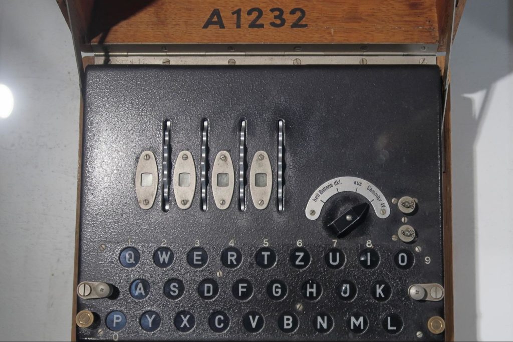 Máquina de cifrado Enigma, Museo Histórico Militar de Canarias.
