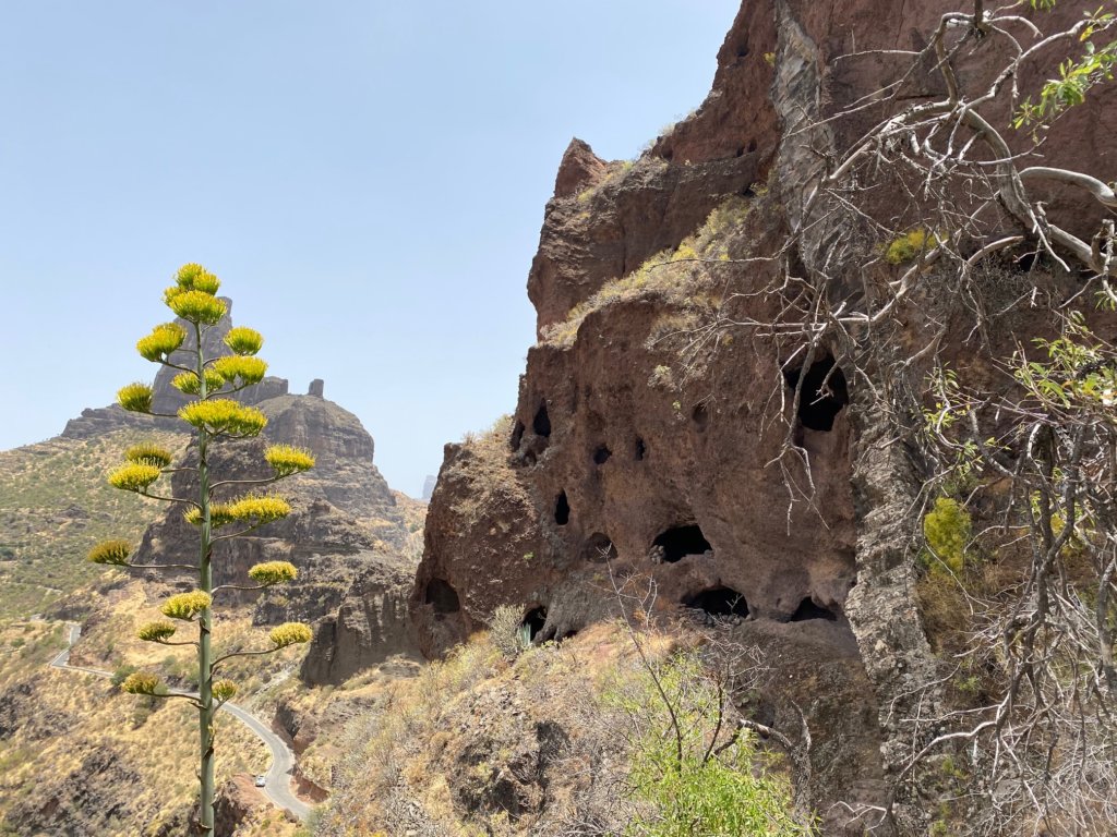 Cuevas del Rey, Tejeda, Gran Canaria.