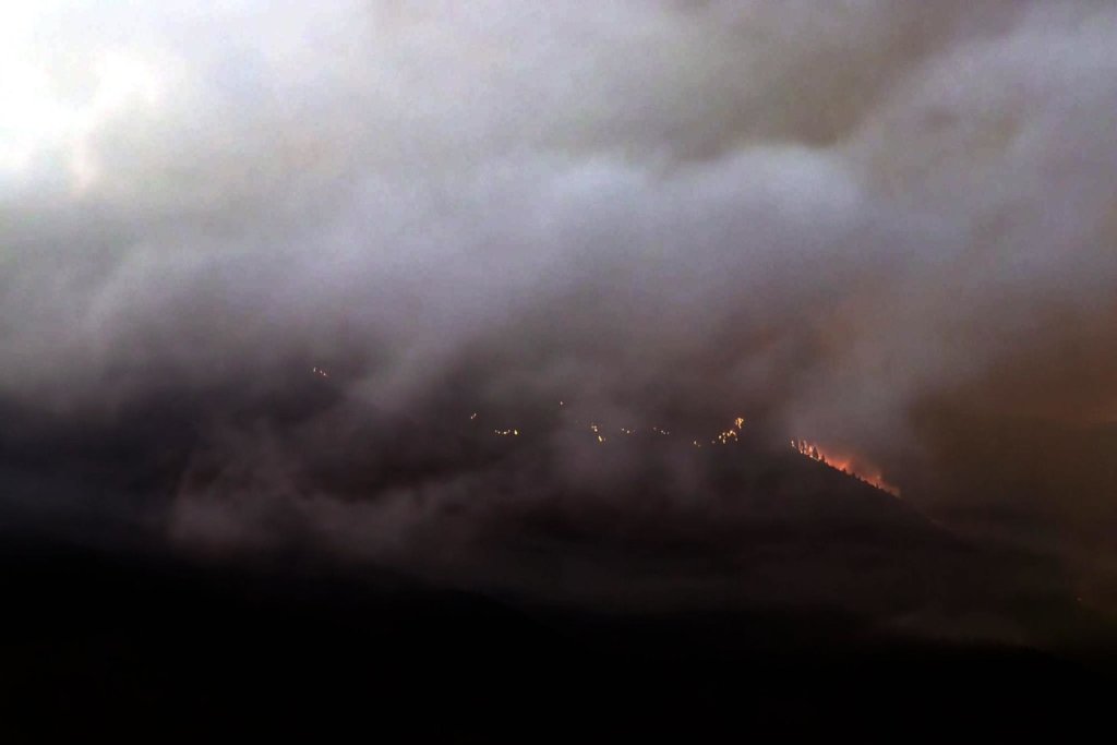 Incendio en Tenerife.