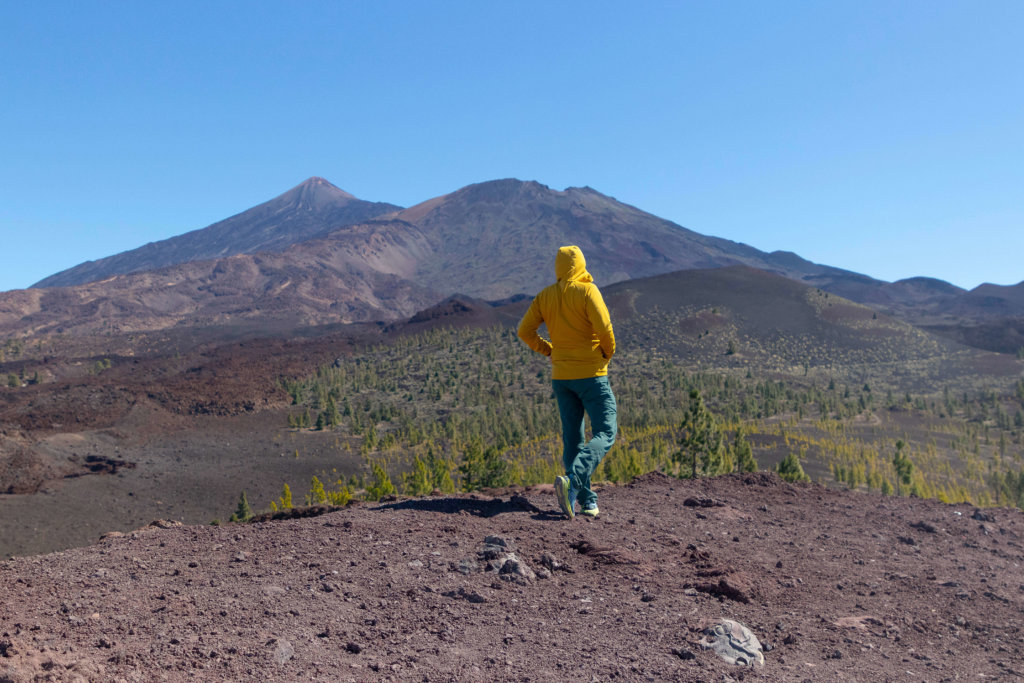 Inigualables vistas del complejo Teide - Pico Viejo desde la cima de Montaña Samara.