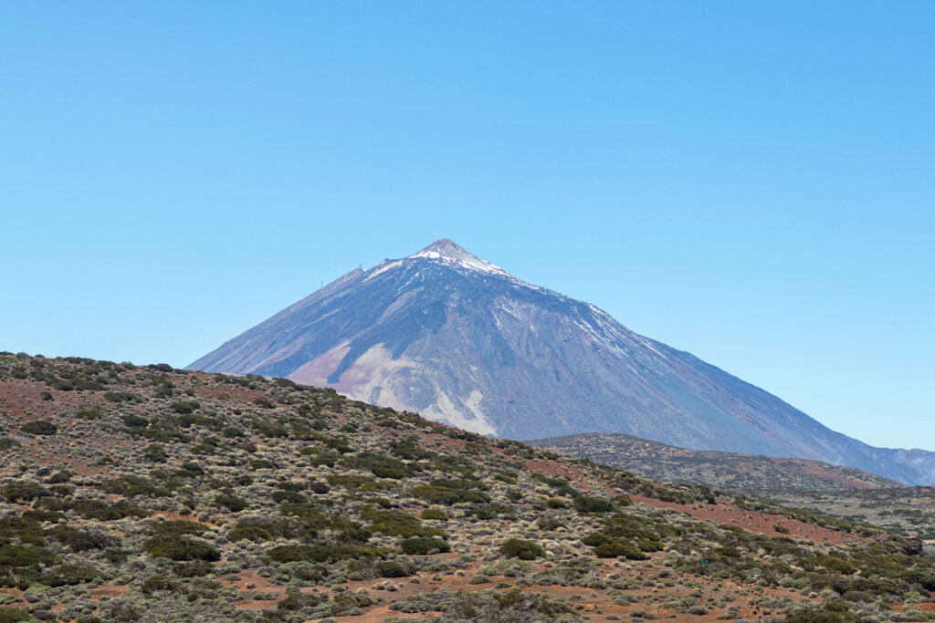 El Teide siempre presente en las microaventuras por el Parque Nacional.