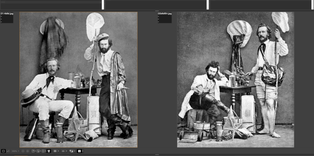 Ernst Haeckel y el estudiante Nicholas Miklouho-Maclay